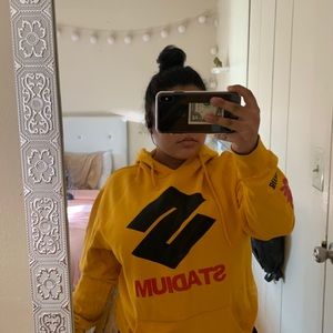 Justin Bieber Stadium Tour 2017 Yellow Hoodie
